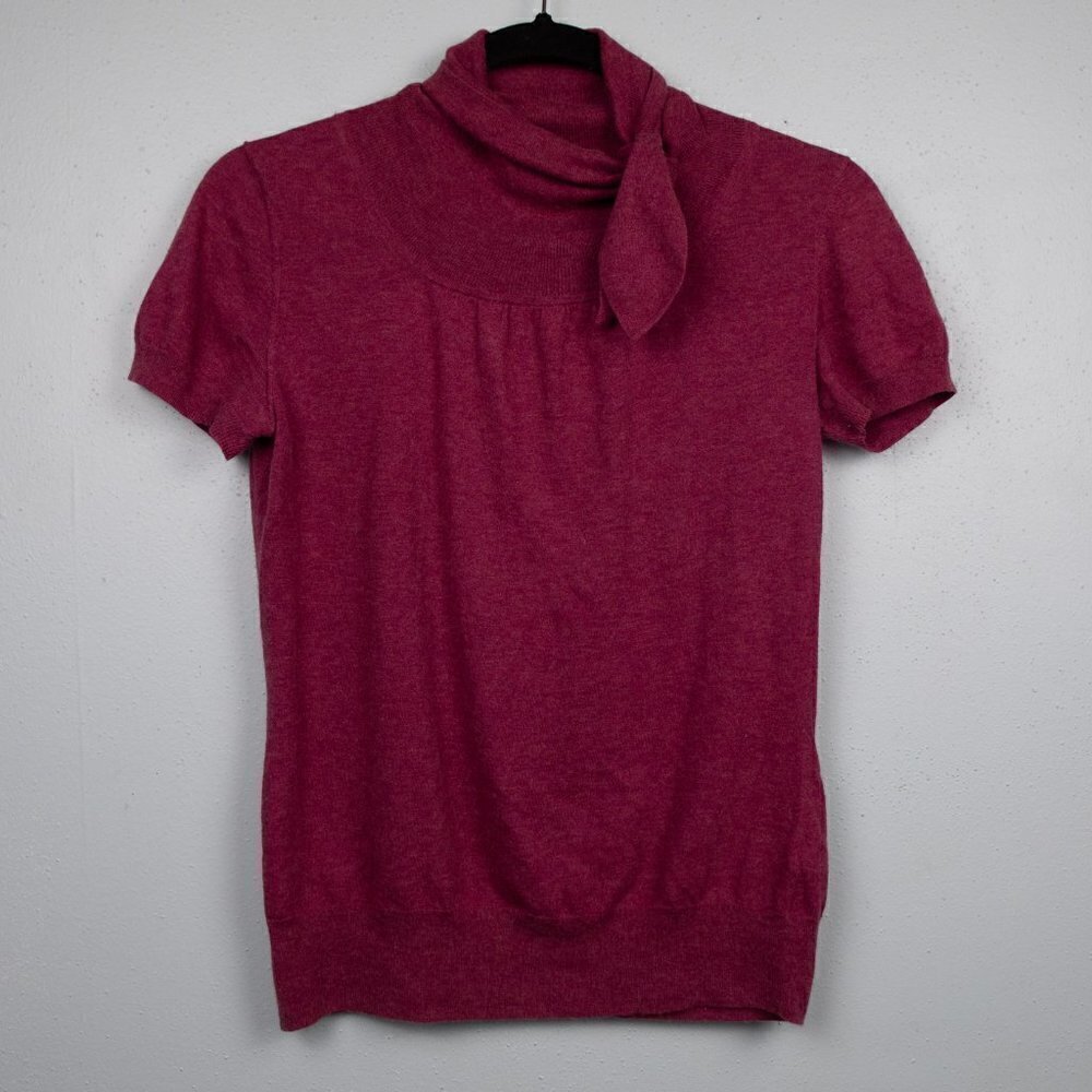Banana Republic fuchsia angora cashmere blend sweater-S
